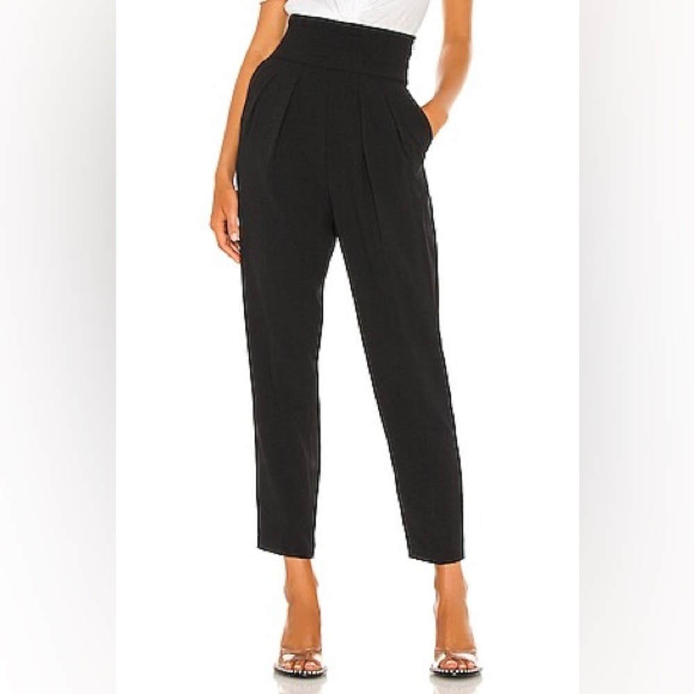 IRO Elegant Black Cropped Trousers